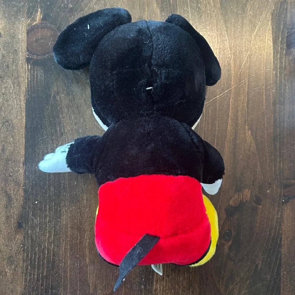 Vintage 1970s Walt Disney Mickey Mouse‎ Plush Doll Toy Disneyland Made In Korea